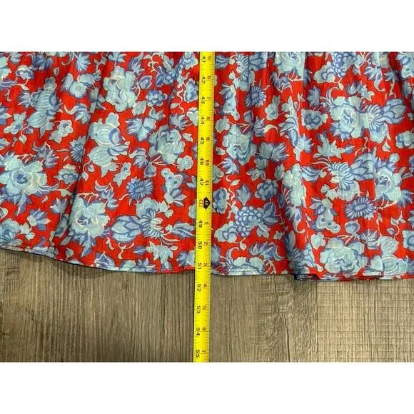 Love the Label Poppy Maxi Dress In Paola Floral Print Smocked Tiered Sz S EUC - Picture 7 of 8